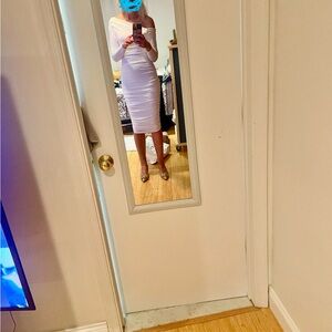 Windsor Cream Long Sleeve Dress